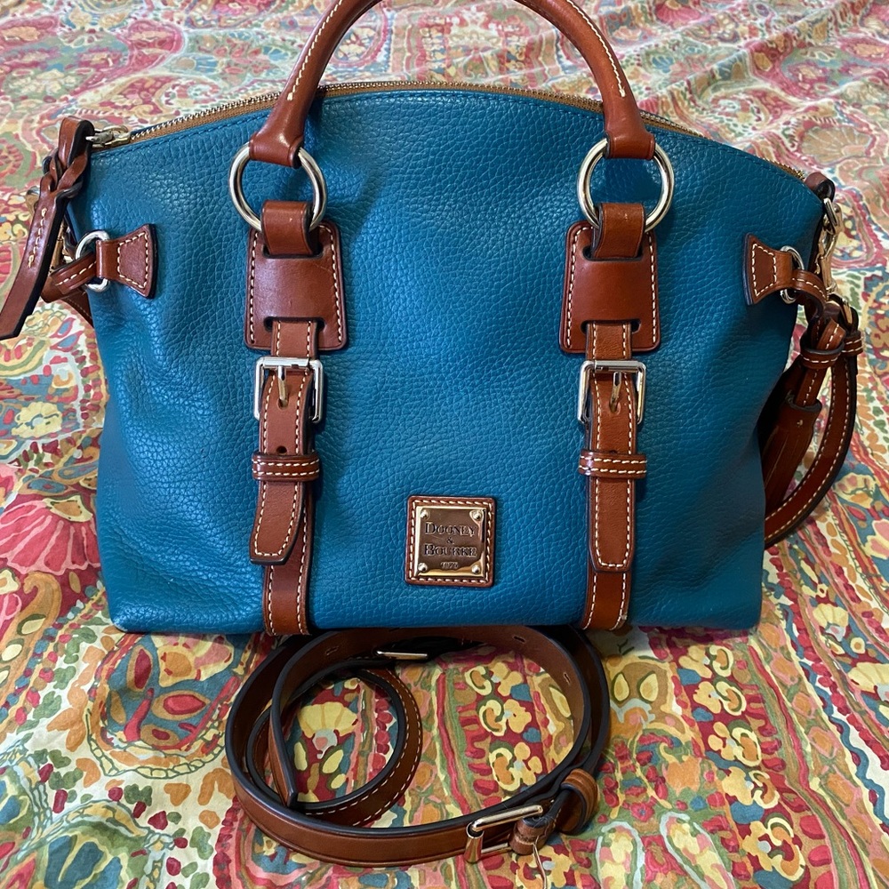 Dooney and Bourke Bristol Satchel in Celadon